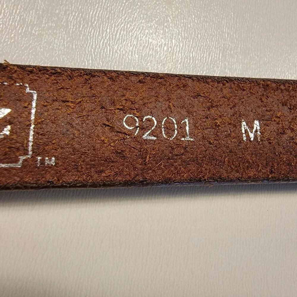 Vintage Ritz‎ Belt Women Size M Leather Buckle Skinny Accessory Collection
